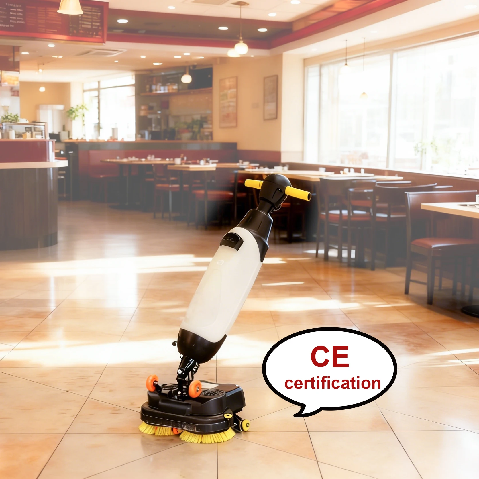 

Электрическая поломоечная машина YG430 36В с ручным управлением, высокоскоростная, с бункером 12 куб. футов, рабочая ширина 14 дюймов, новый дизайн, для коммерческих помещений