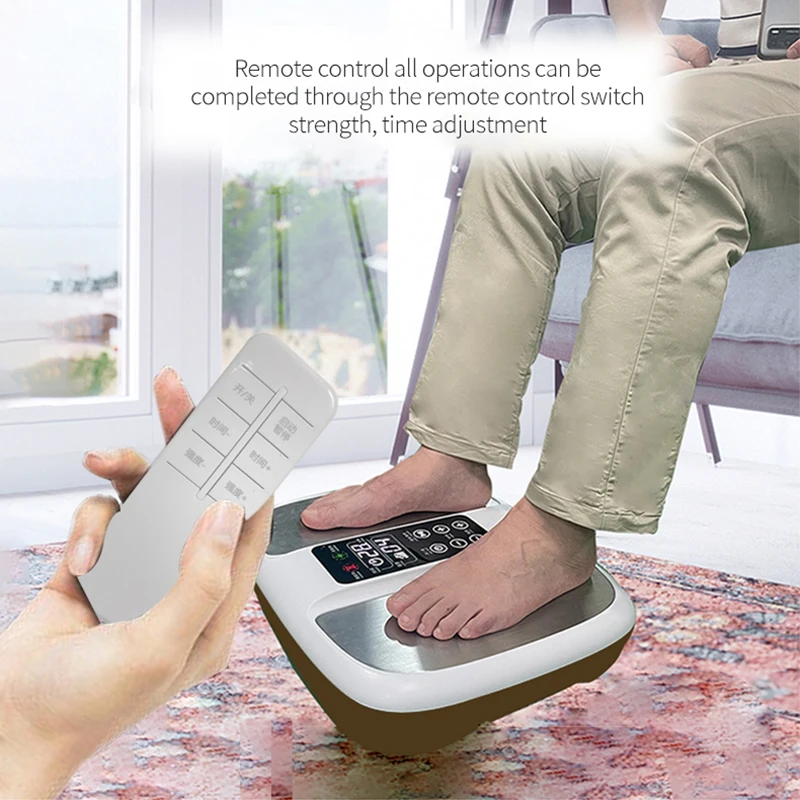 Household Health Care Terahertz Bio Wave Foot Massager Portable Pain Relief Physiotherapy Device