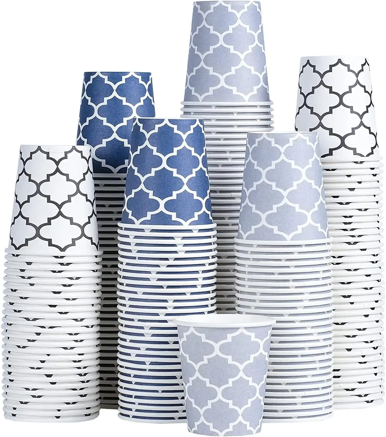 

300 Pack 3 oz Paper Cups for Mouthwash, Small Disposable Bathroom Cups for Parties and Travel