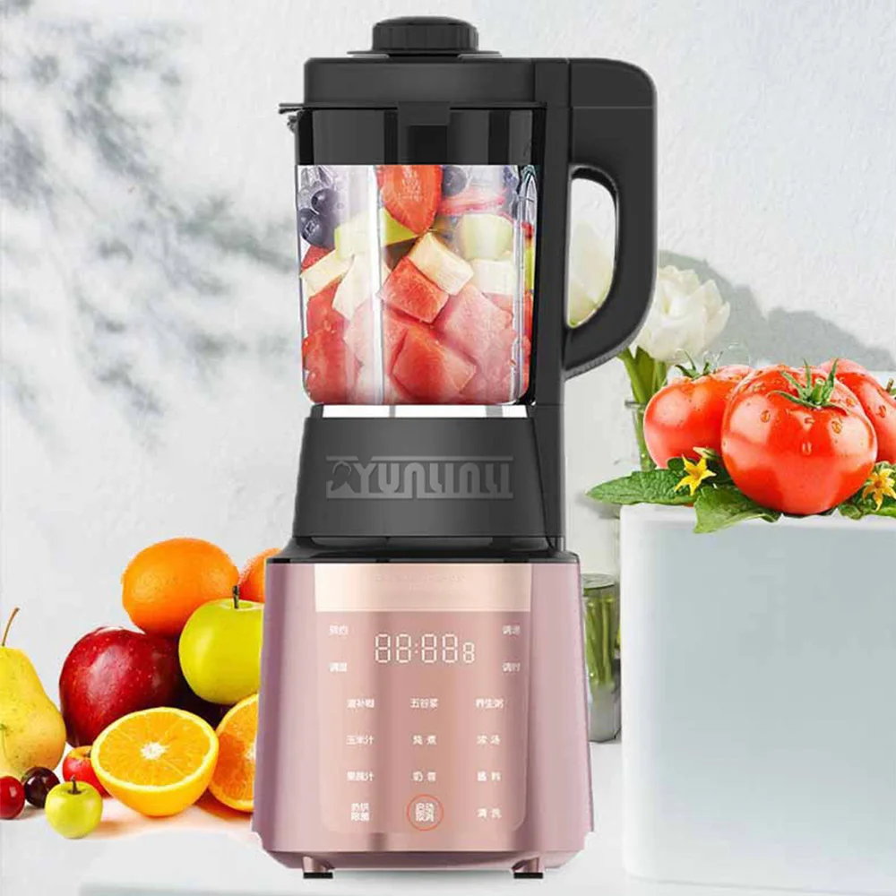 

Household multi-function filter free intelligent soybean milk machine, high-speed mixer electric juicer blender mixer