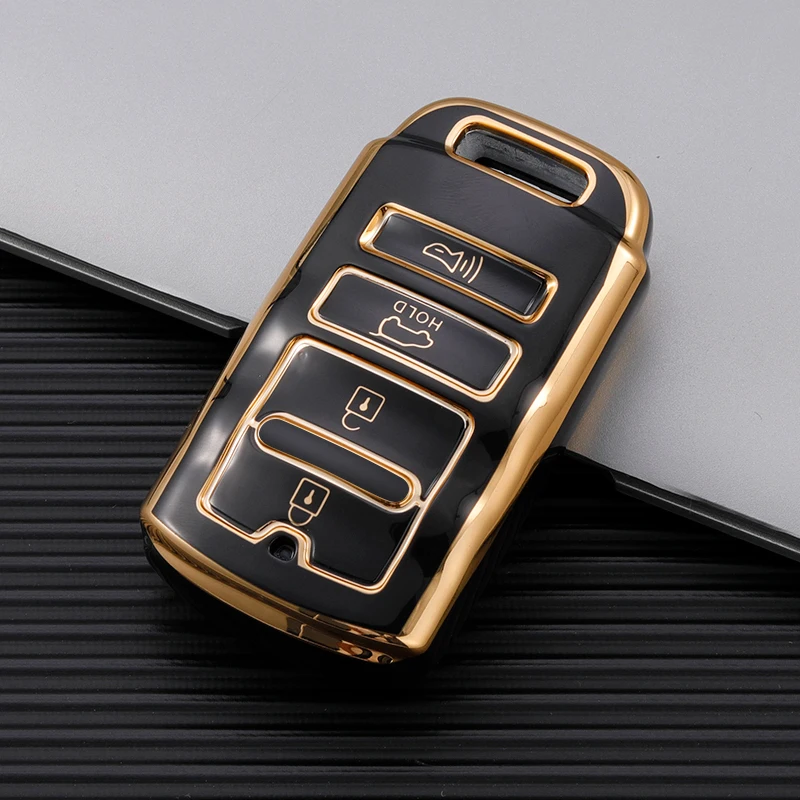 4 Buttons TPU Smart Remote Car Key Case Cover for Kia New K7 Cadenza K9 K-04 Sorento K900 Shell Fob Holder Keychain Protector