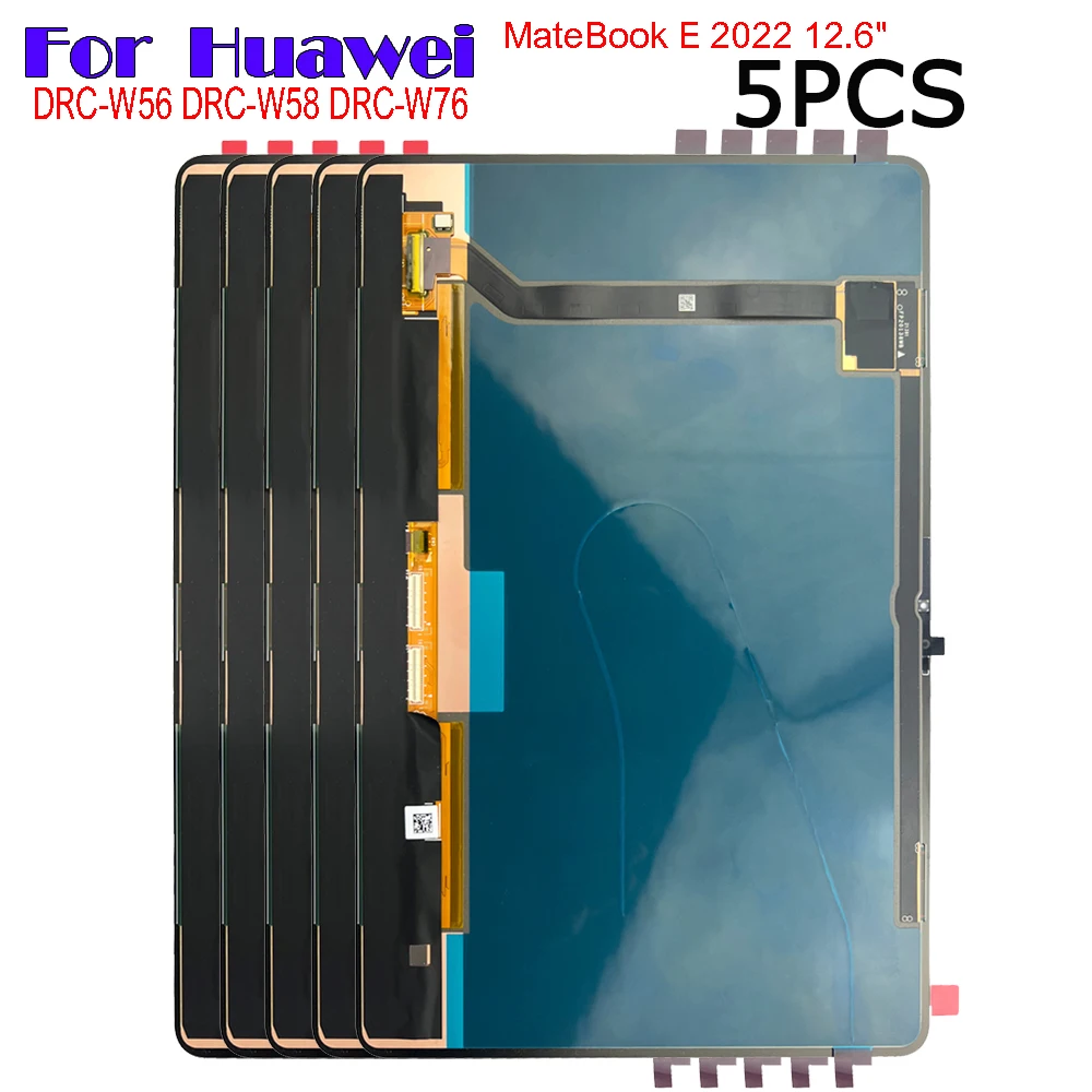 

5PCS 12.6" AAA+ For Huawei MateBook E 2022 DRC-W56 DRC-W58 DRC-W76 LCD Display Touch Screen Digitizer Glass Assembly Repair