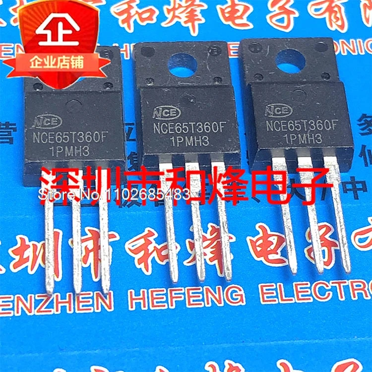 （10PCS/LOT）NCE65T360F  TO-220F 650V/11.5A N