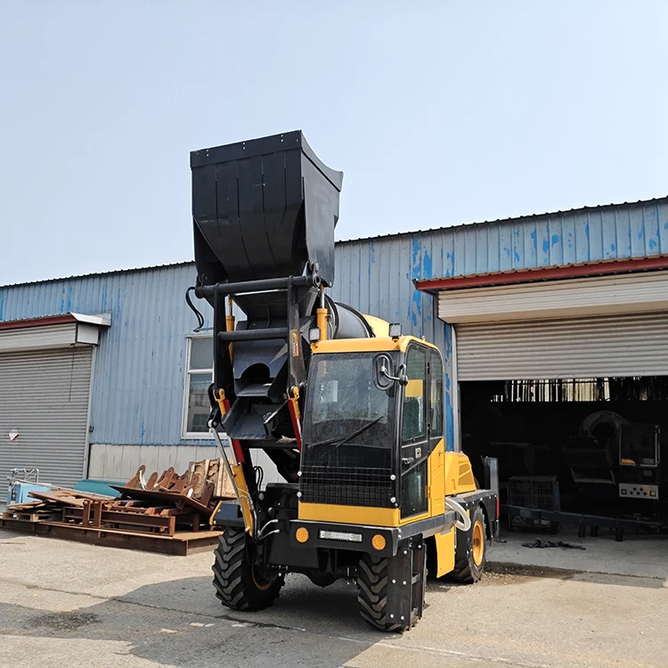 2m3 3m3 5m3 Small Mini Electric Self Loading Concrete Transit Mixer Truck Price For Sale