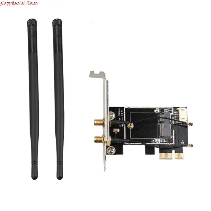 E8BA PCIE-1X a NGFF-E Chiave Compatibile Wireless Card WiFi Wireless Card