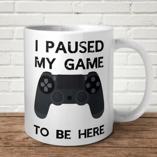 

Я приостановил свою игру, чтобы быть здесь, кружка, подарок для геймера, подарок на день рождения, Подростковая игра онлайн