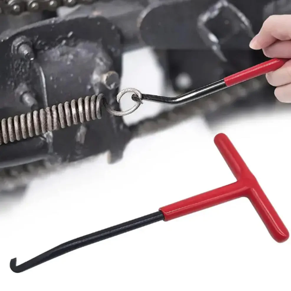 

Motorcycle Exhaust Spring Hook T Shaped Handle Exhaust Pipe Spring Puller Installer Hooks Repair Tool for Springs Removal