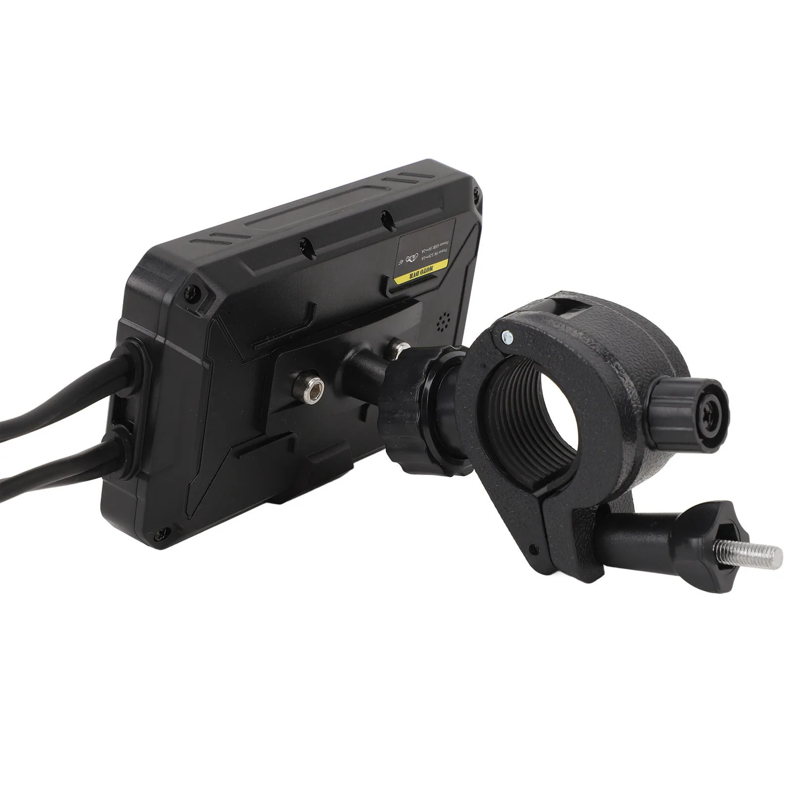 دراجة نارية داش كاميرا عدسة مزدوجة الأمامي والخلفي 1080P 3in IPS شاشة IP67 مسجل قيادة للرياضات النارية #4