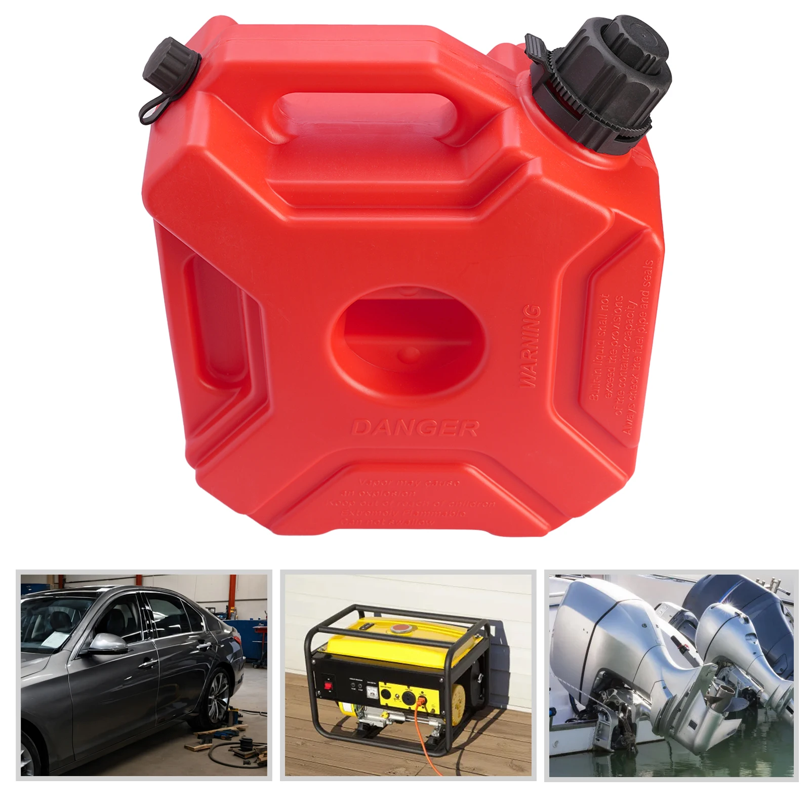 5L 燃料貯蔵タンクオートバイ予備オイルタンクエンジン流体コンテナアクセサリーバイク車用