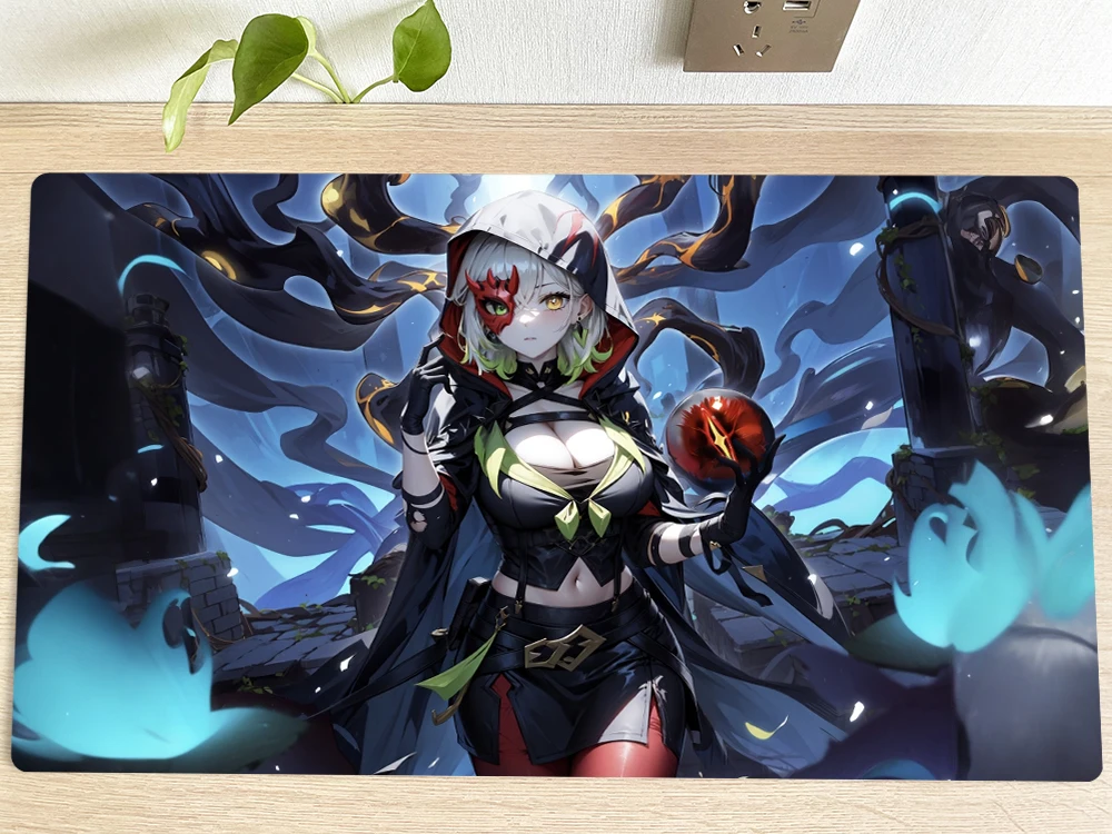 שולחן yugioh שולחן playmat diabelstr מכשפה כהה tcg מחצלת משחק קלפים כרטיס מחצלת עכבר מחצלת מד משחק משטח עכבר מחצלת mousepad & שקית