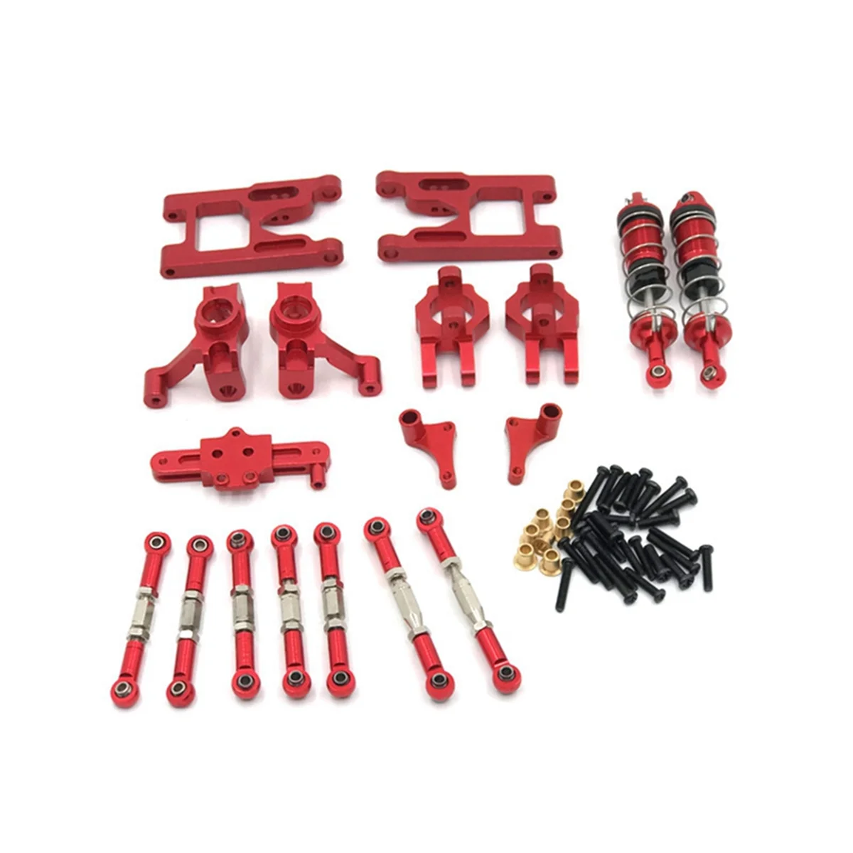 

For Weili 1/12 12427 12428 12423 Feiyue Remote Control Car Spare Parts Metal Upgrade Parts, Red