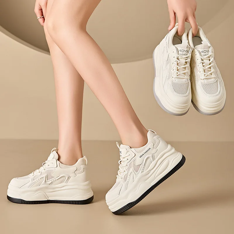 

Women's shoes 2026 spring and summer casual mesh breathable sports shoes for women