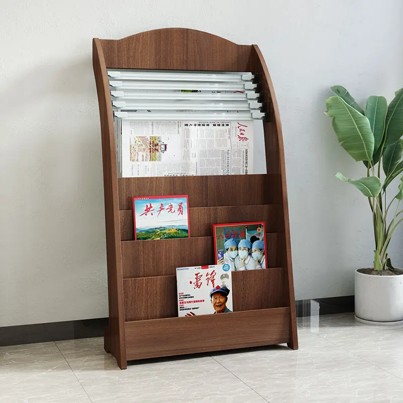 Newspaper rack Newspaper rack Shelf Bookshelf Floor information High Quality