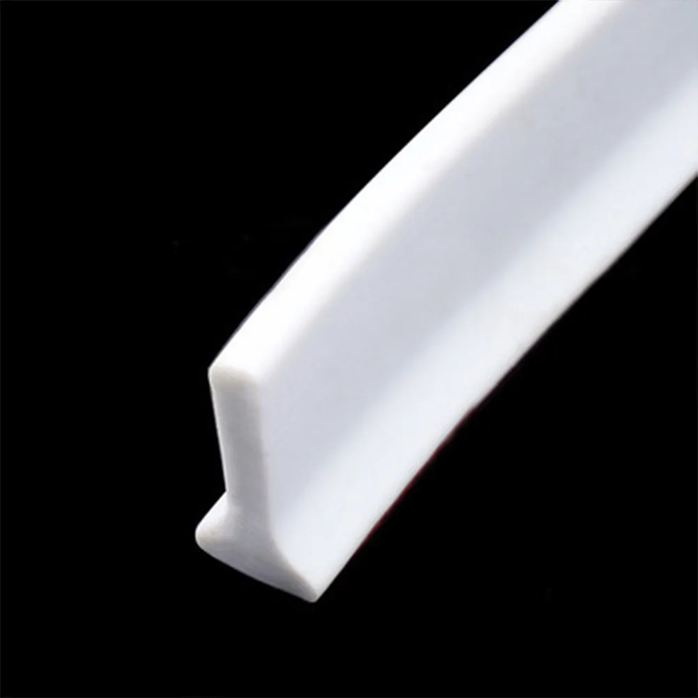 100/150/200/250/300cm Water Barrier Bathroom Waterproof Strip Silicone Shower Barrier Water Stopper Dry&Wet Separation Blocker