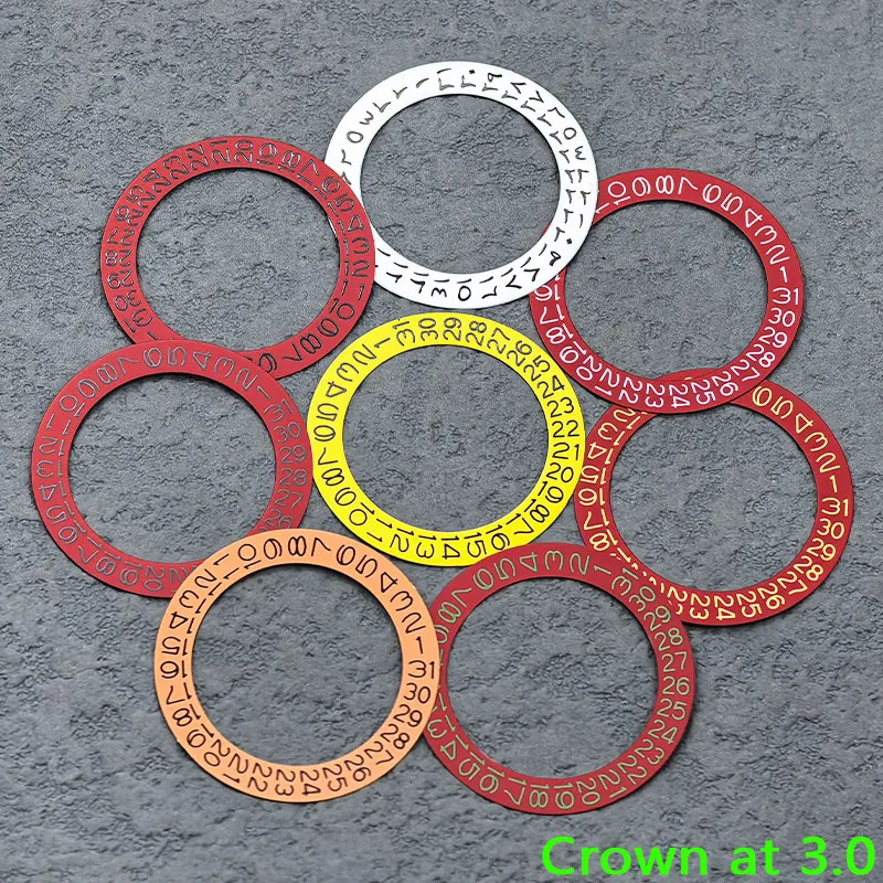 Mod NH35 NH36 Movement Day Date Dial Patch Sticker Fits NH35 NH36 Mechanical Movement NH35 Date Dial Wheel Paste Patch Parts