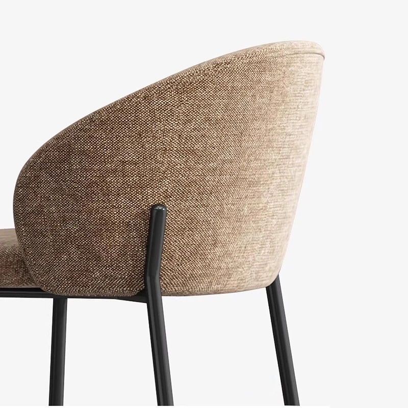 مقاعد بار معدنية بسيطة لغرفة المعيشة والمطبخ مع كراسي بار مصممة خلفية أثاث منزلي حديث من Sillas Para Comedor