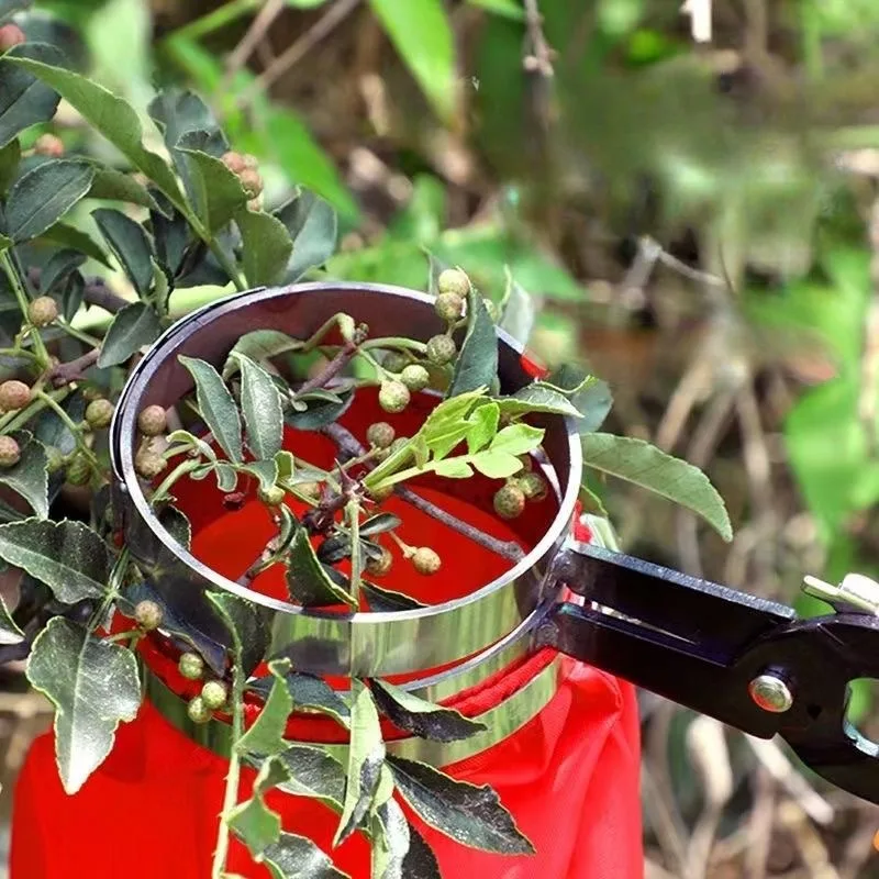 New Pepper Picking Artifact Hand-held Pepper, Wolfberry and Loquat Particle Ultra-fine Ring Fruit Picker