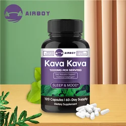 Kava Kava 1000mg - Helps Body Relax, Relieve Stress, Eliminate Tension