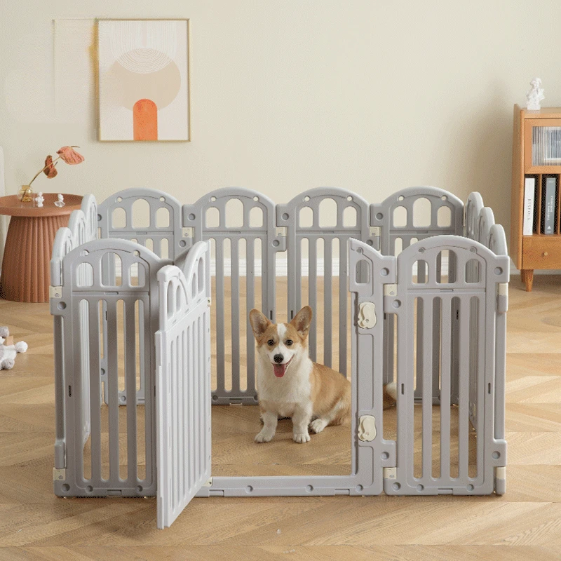 Pet enclosure indoor dog fence cage large, medium and small dog golden retriever Labrador teddy Bichon Bomei corgi