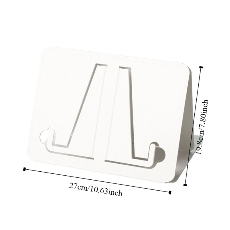Simple Portable Reading Rack Fold Music Score Book Stand Recipe Desk Book Shelf for Readers