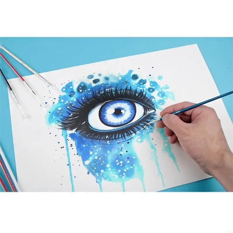 H7JF 30 PCS/SET Tiny Detail Cave Cave Caintes #0 #00 #000 тонкая кисть для рисования для рисования