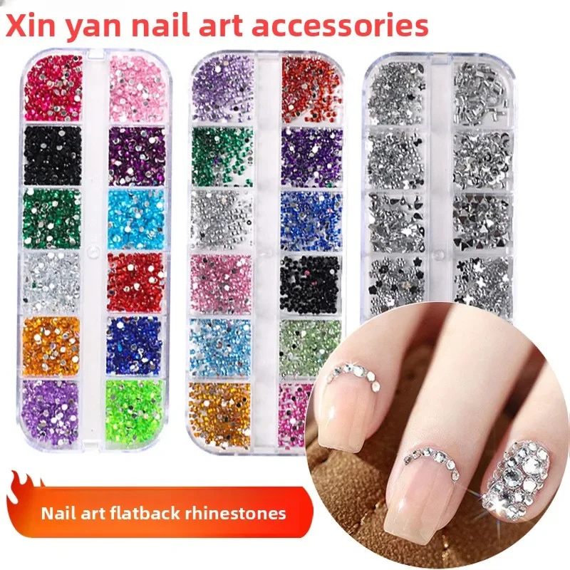 

2026 Nail Drill Jewelry Flash 12 Bow Mixed Super Flash Nail Drill Wholesale