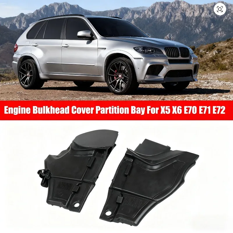 

For BMW X5, X6, E70 2006-2013, E71 2007-2014, E72 2008-2011 engine heat insulation plate brackets 51757171791 51757171792