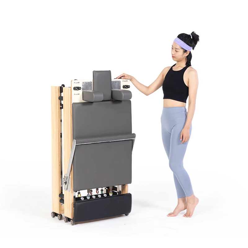 Fitness Studio Equipment Balance Body Yoga Practice 5 Sets Wood Ash Pilates Reformer