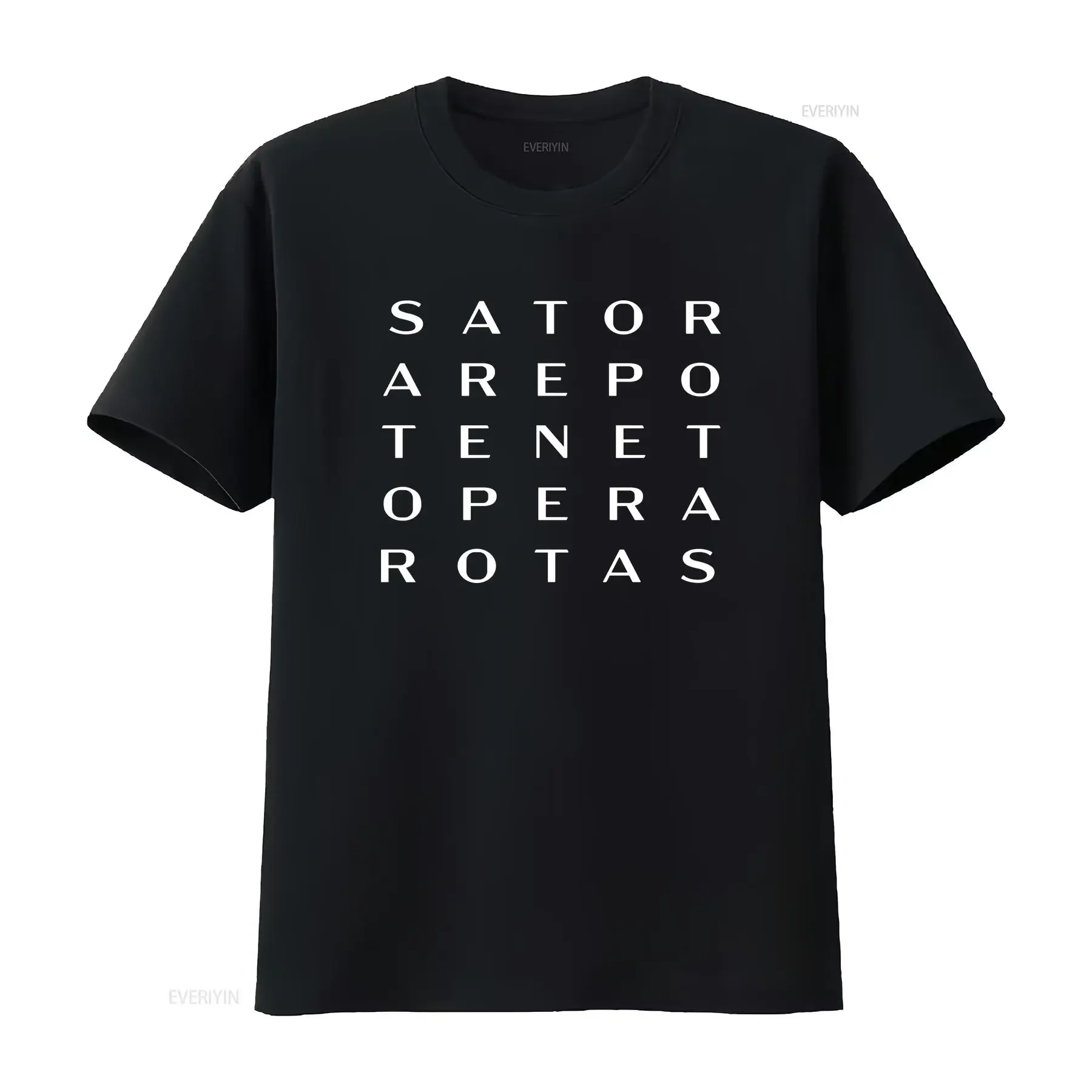 Sator Cube T Shirt Arepo Tenet Opera Rotas Ancient Mystery Latin Palindrome Pompeii Secret History Magic Templar Square graphic