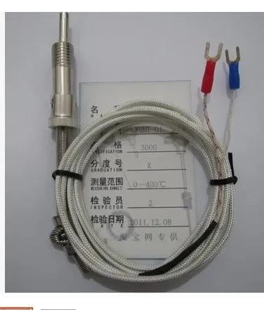 

Fiberglass compression spring thermocouple K/E type M12 temperature sensor WRET-01 line length 3 meters 2 meters 1.5 meters 4