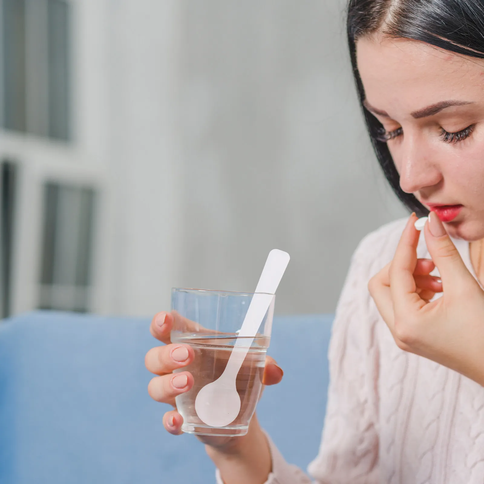 

100Pcs Micro Measuring Spoon Powder Spoons Long Handle Cosmetics Scoop Mini Spoons for Spices Coffee Scoop Measuring Spoon