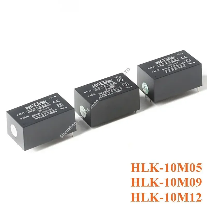 AC-DC Power Module Mini Isolation Switch AC to DC 10W Power Supply Module 220v to 12V/5V HLK 10M03 10M05 10M09 10M12 10M24