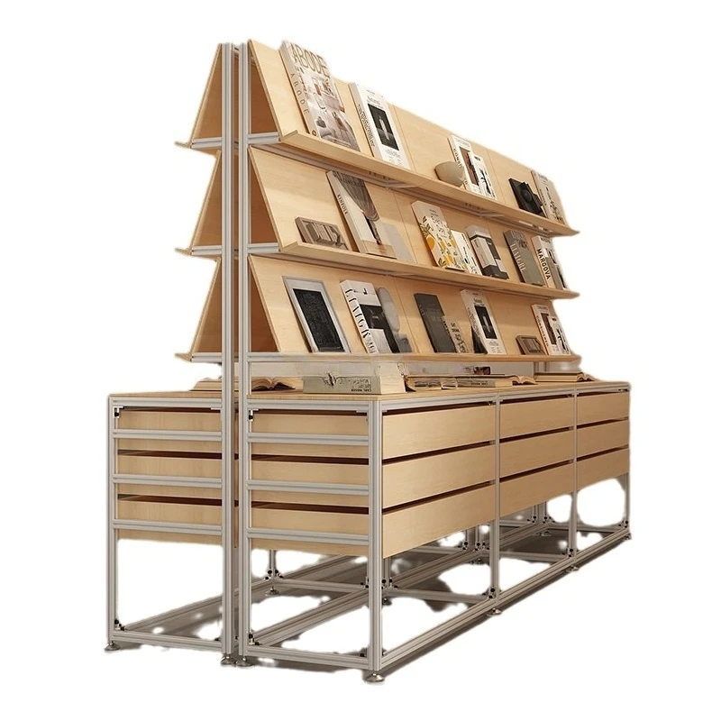 

Birch, aluminum profile, simple, multi-layer, display, display cabinet