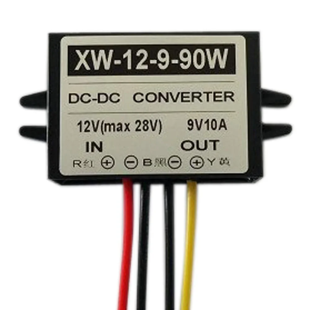 Step Down Power Adaptor DC 12V(11.5V-28V) To 9V 10A 90W For Car Power Supply Converter Regulator Waterproof Module