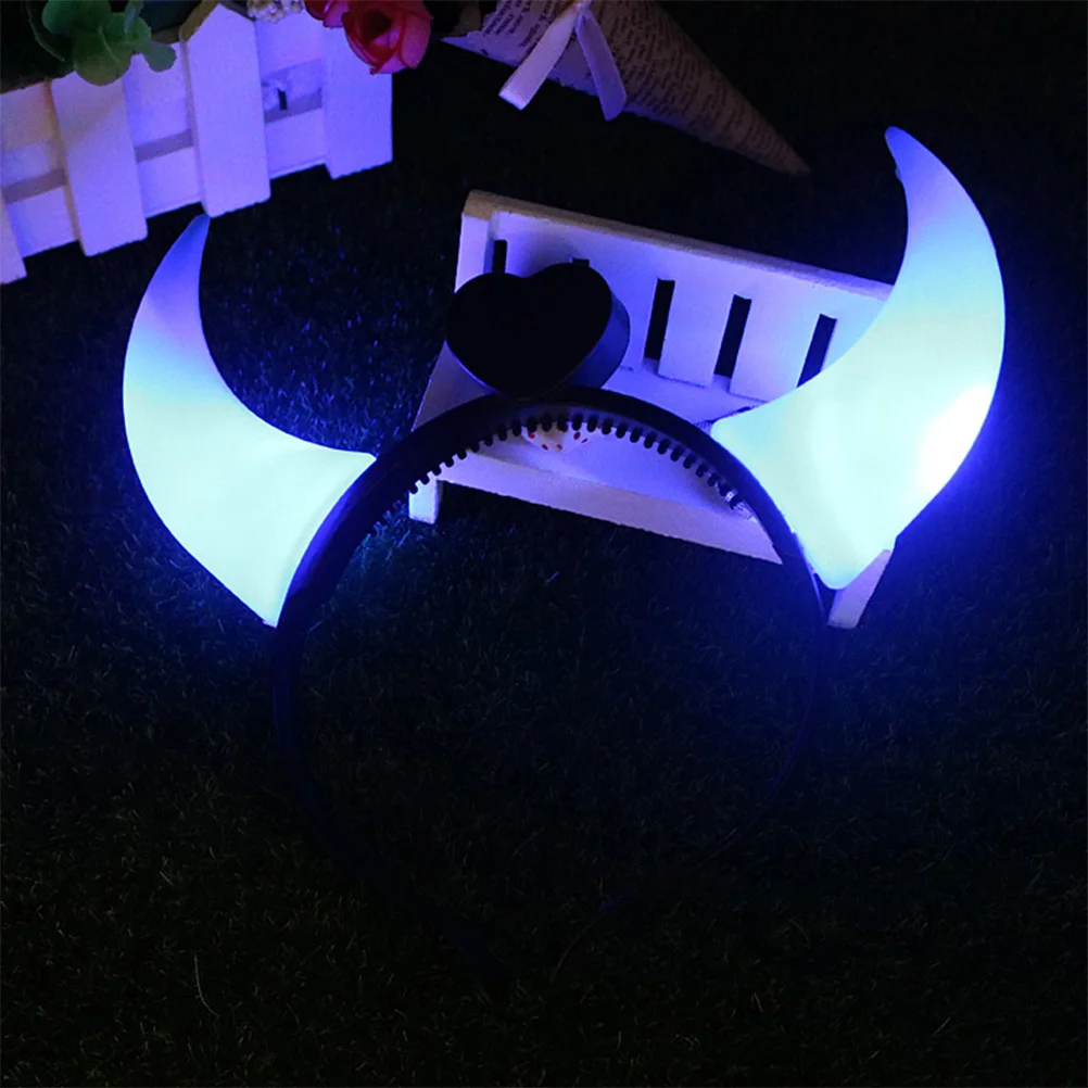 

10 Pcs Glitter Headdress Children Luminous Toy LED Flash Light Headgear Promotional Props