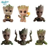 Guardians of the Galaxy Groot Peripheral Movies Creative Cartoon Cute Doll Shape Mini Desktop Flower Pot Decoration Ornament