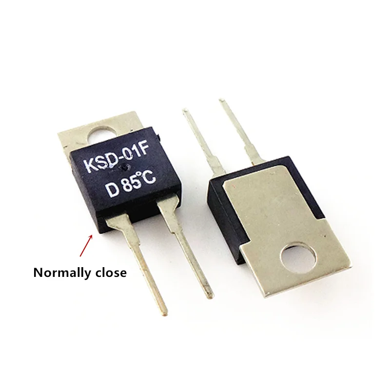40 50 60 70 80 90 100 DegC NC Normally Closed NO Normally Open 1.5A Thermal Switch Temperature Sensor Thermostat KSD-01F JUC-31F