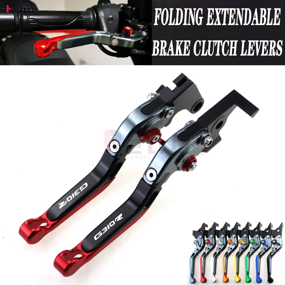 For BMW G310R G310 R 2017-2021 2018 2019 2020 Motorcycle Folding Extendable Front Rear Brake Levers