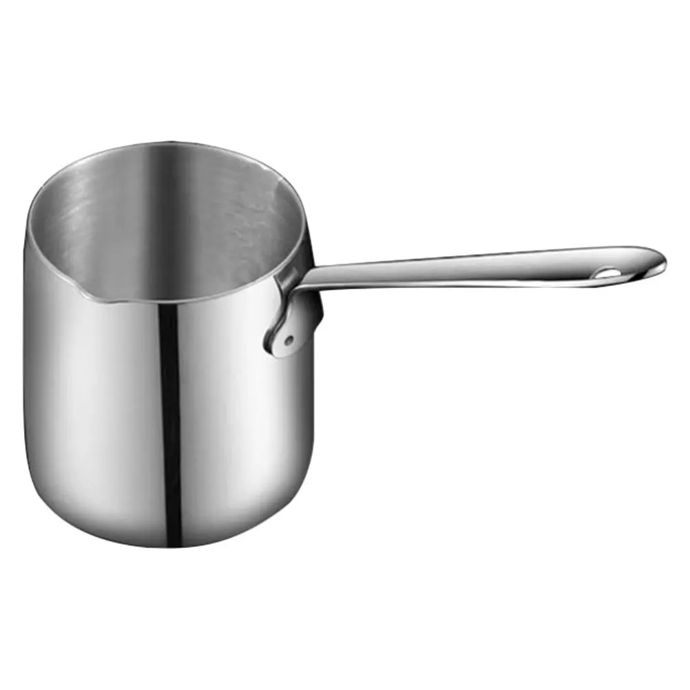 

Stainless Steel Milk Pot Thicken Mini Frying Nonstick Easy Clean Portable Deep Fryer Suitable All Stoves