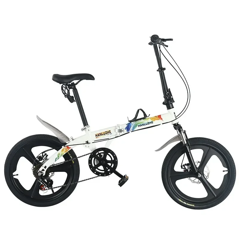 

Adult Folding Bicycle Mountain Bike Small-Scale Portable Mini Variable Speed Damping Installation Free Integrated Wheel