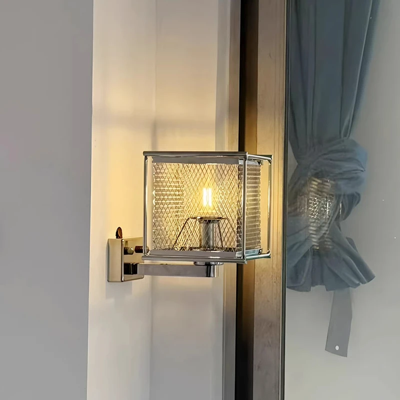 

Industrial Wall Sconce Bauhaus Bedside Reading Lamp Dimmable Ambiance Light for Bedroom Cafe Hotel Decorative Lighting Fixture