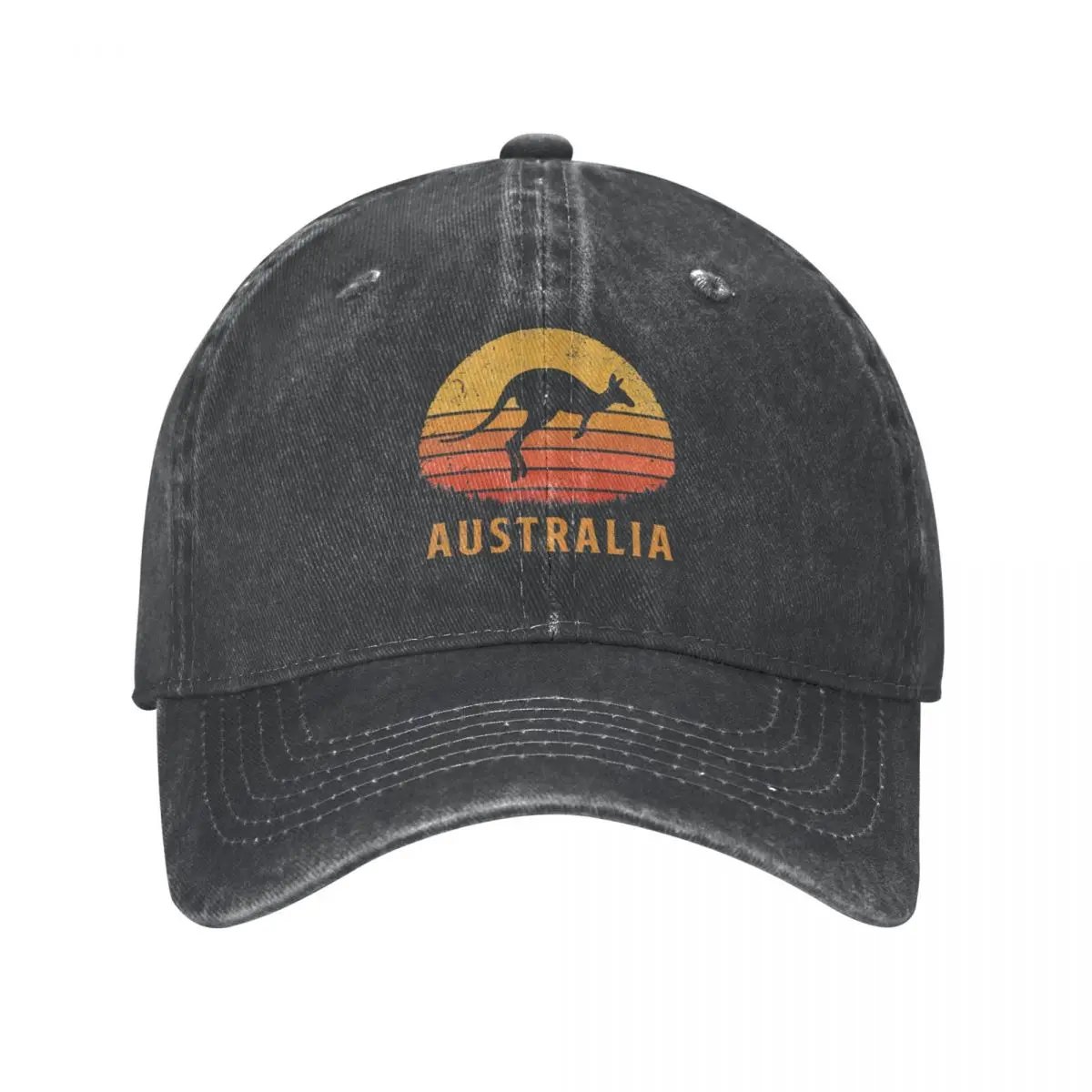 Australia Retro Kangaroo Cowboy Hat Hood Uv Protection Solar Hat Women's Hats For The Sun Men's