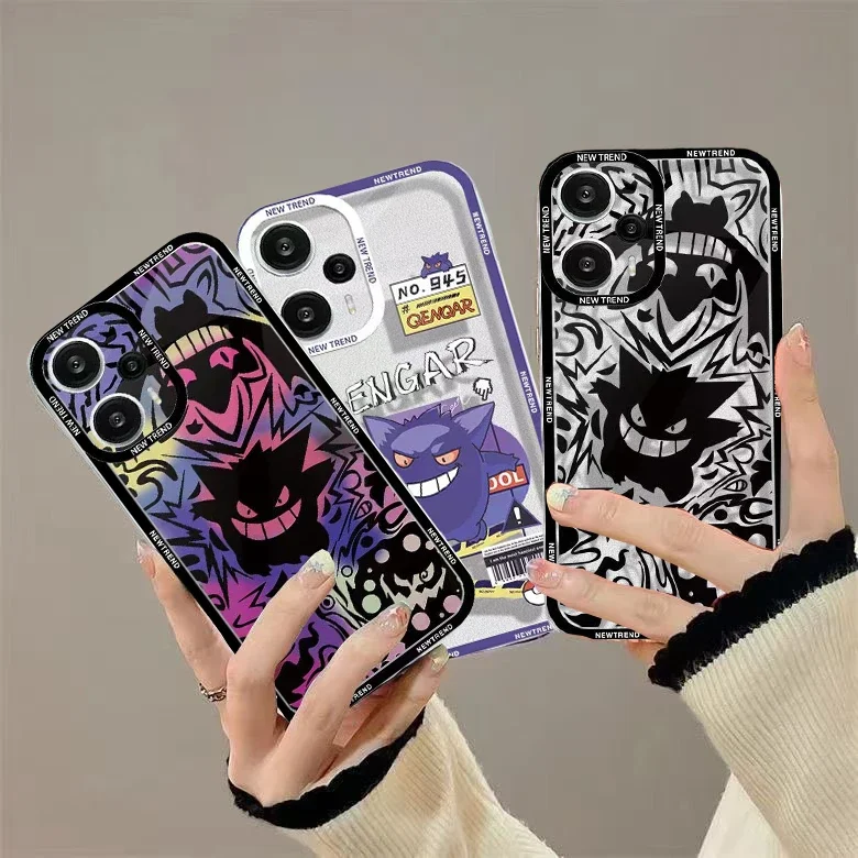 Gengar Case For VIVO V40 Lite V30E V29E V27E V25E V21E V23E V25 V27 Pro V21 V23 V20 SE Y20 Y11 Y36 Y12 Y20i Y20S Y11S Y12S Y02