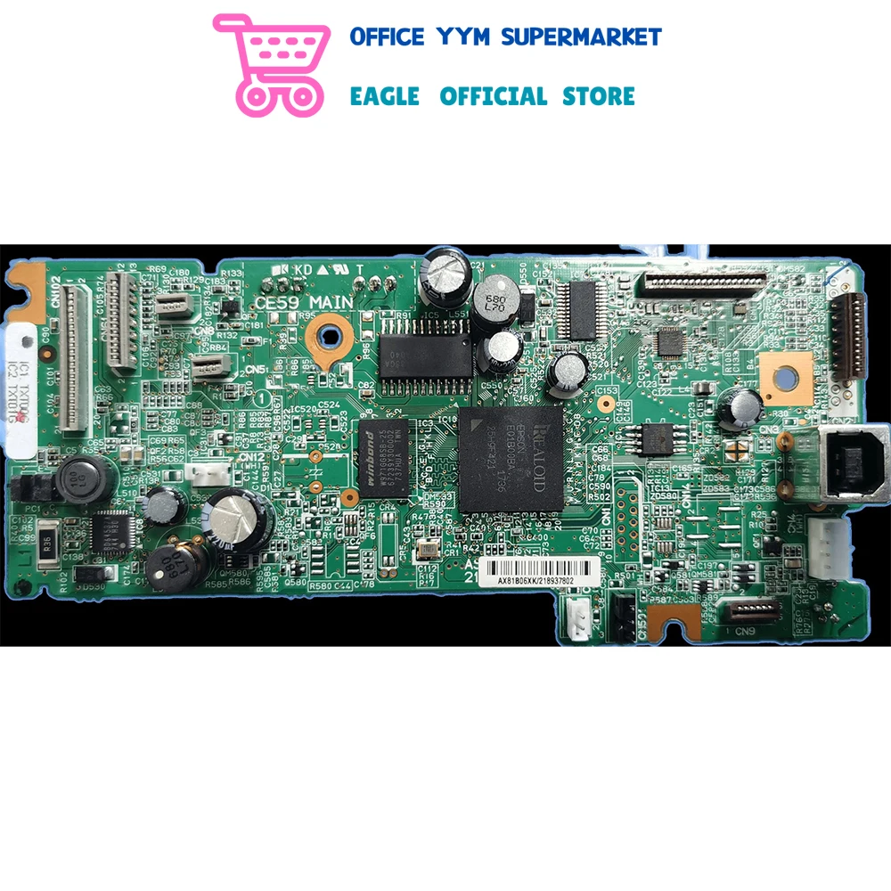 Original Formatter Main MotherBoard For Epson xp440 442 445 435 430 The cracked version does not require a chip