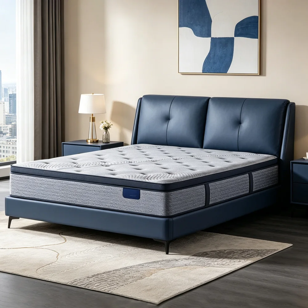Twin Size Memory Foam Mattress In A Box Roll Up Pocket Spring With Natural Latex Gel