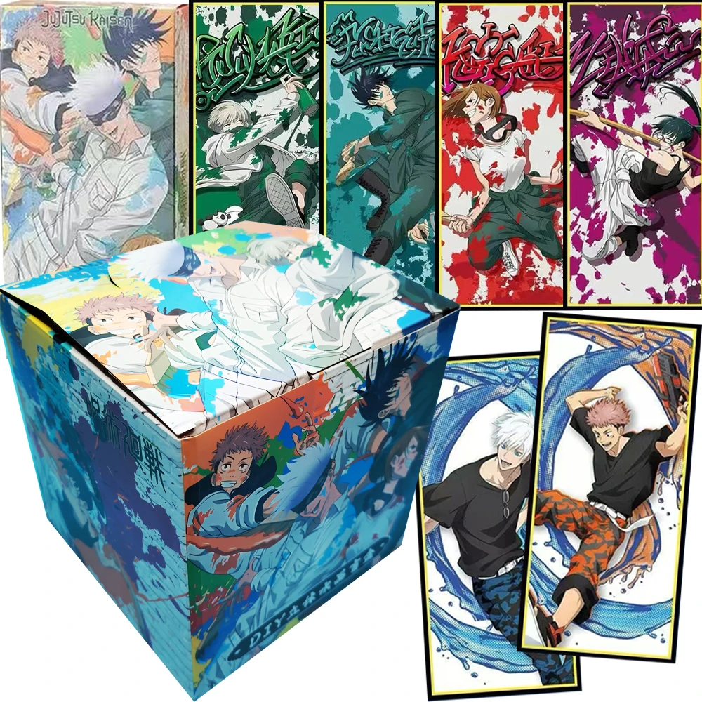 

Jujutsu Kaisen ACG Hobby Cards DIY Crystal Unique Creative Fun Design Anime Character 3D Painting Cards Fashion Trend Toy Gifts