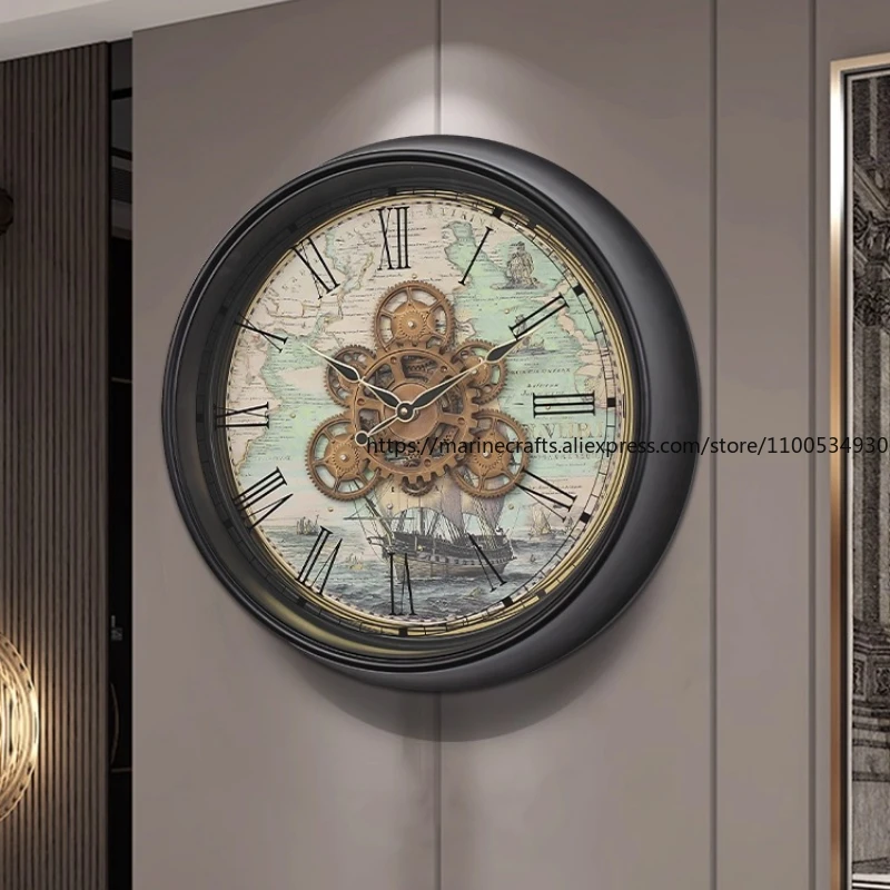 Gear Wall Clock Eur… - image