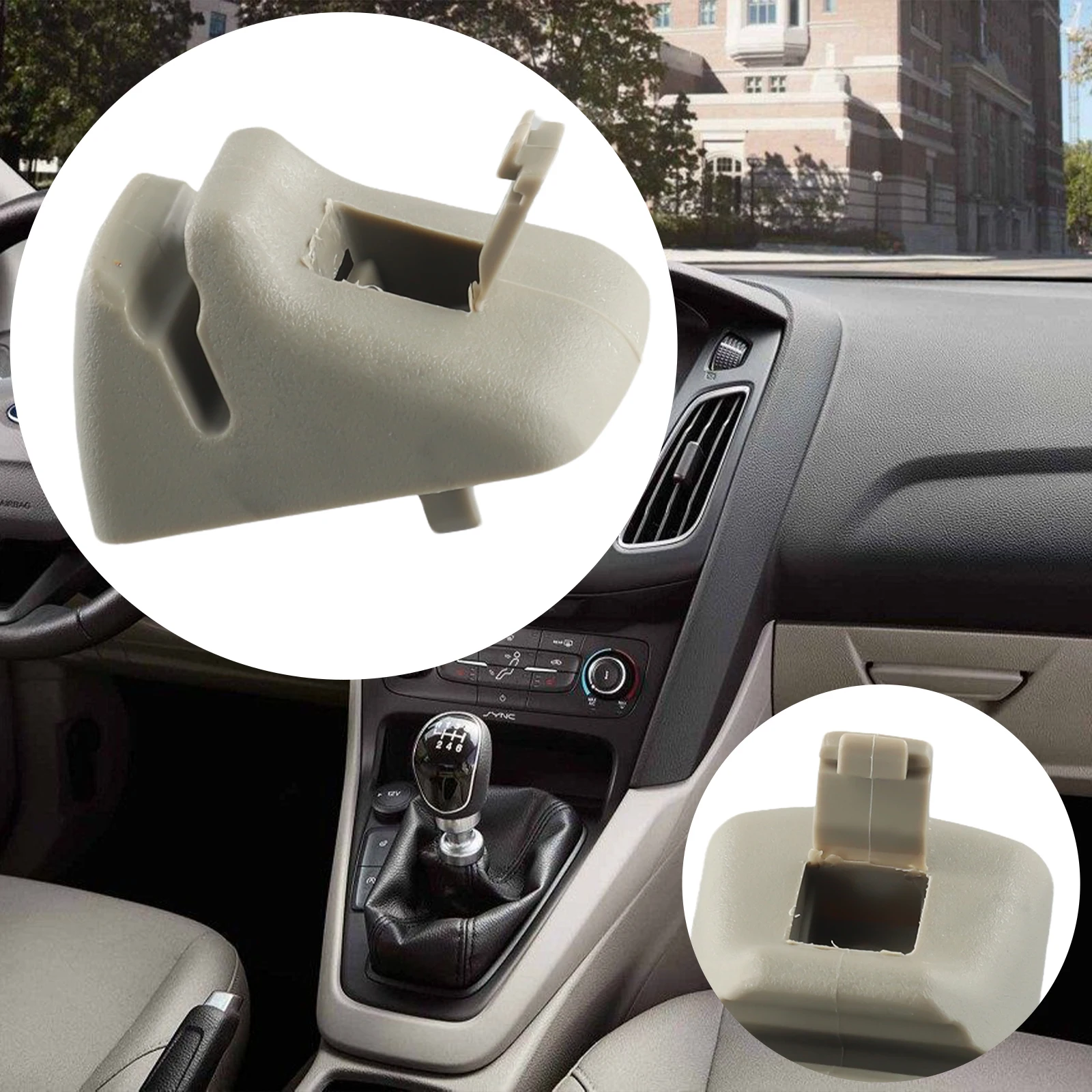 

Grey Sun Visor Retainer Clip Fits For Ford For Focus 2000-2004 YS4Z-5404132-AAA Auto Accessories Tools