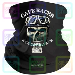 Cafe Racer Ace Bikes Vintage Retro Biker Printed Ideal Black Bandana Balaclava Scarf Neck Gaiter Mouth Cover