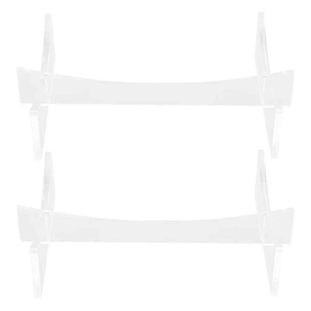 

2Pcs Acrylic Sports Ball Holder Organizer Football Rugby Basketball Soccer Clear Display Stand Memorabilia Rack